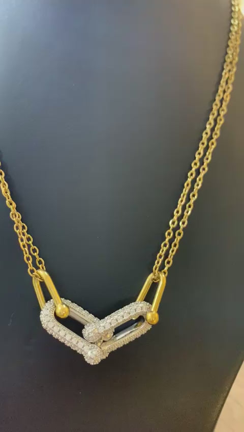 PARURE BIJOUX FAMME ACIER INXYDABLE ELEGANT